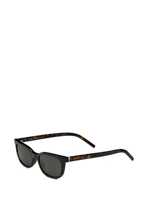 Saint Laurent Eyewear Sl M160 logo-plaque sunglasses - Brown