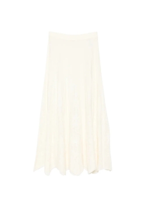 Ba&Sh Serta openwork midi skirt - Neutrals
