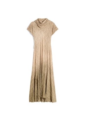 LEMAIRE lace foulard dress - Neutrals