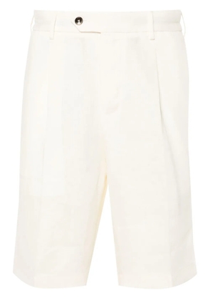 PT Torino pleated-design shorts - Neutrals
