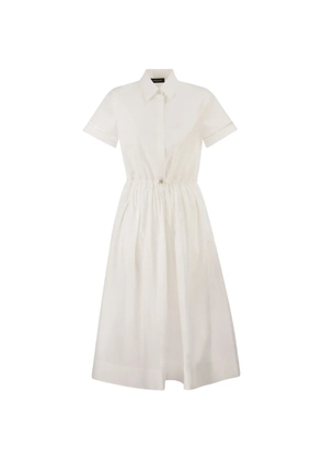 Fabiana Filippi short-sleeved polo dress - White