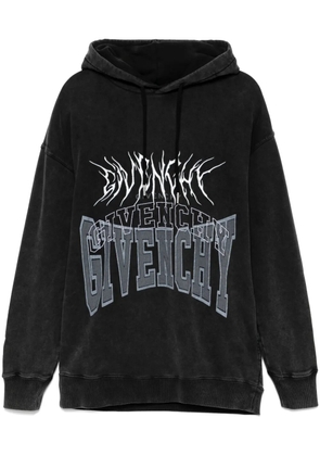 Givenchy embroidered hoodie - Black