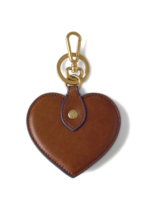 Mulberry Heart keyring - Brown