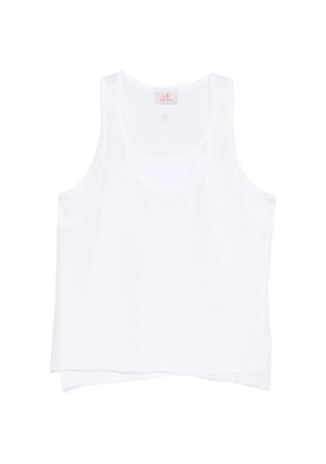 DEHA scoop-neck tank top - White