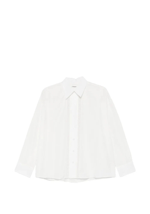 Cordera lace-insert shirt - White