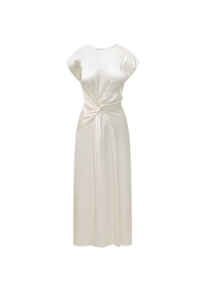 Victoria Beckham twist waist dress - Neutrals