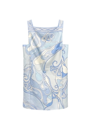 PUCCI twill print dress - Blue