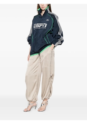 adidas three stripes graphic jacket - Blue