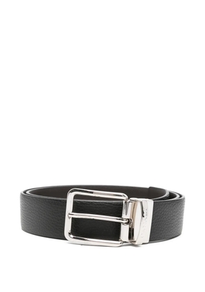 Canali grained belt - Black