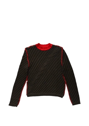 Edward Cuming ribbed sweater - Brown