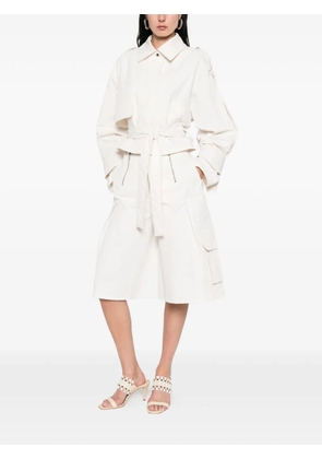 IRO Waffa zip cargo shorts - Neutrals