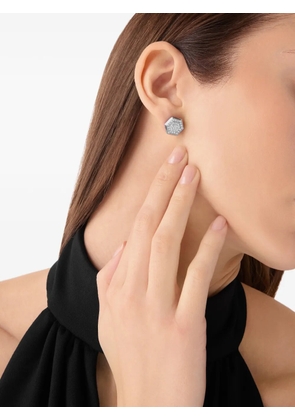 Philipp Plein crystal legacy earrings - Silver