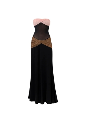 Burc Akyol Caryatid twisted maxi dress - Black