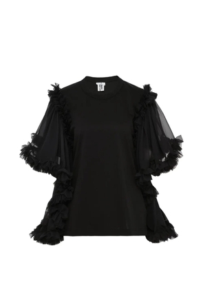 Noir Kei Ninomiya ruffled blouse - Black