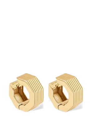 IVI small Aurelia octagon hoop earrings - Gold