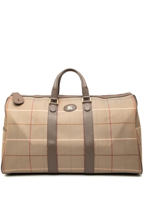 Burberry Pre-Owned 20th Century Vintage Check Canvas travel bag - Brown