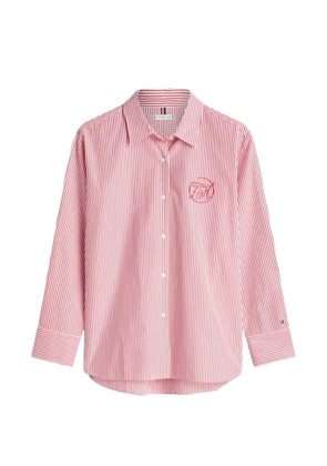 Tommy Hilfiger striped embroidered shirt