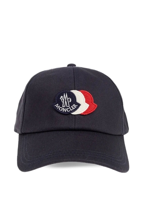 Moncler logo-patch baseball cap - Blue
