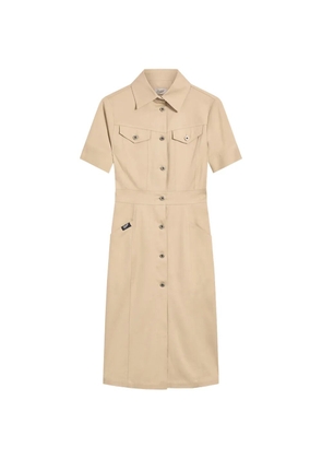Pence button pocket dress - Neutrals