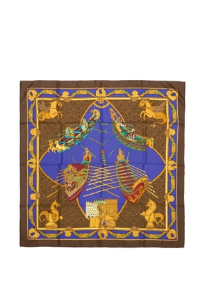 Hermès Pre-Owned silk scarf - Brown