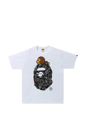 A BATHING APE® Milo On short-sleeves T-shirt - White