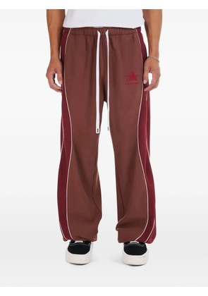 Nahmias Ollie colourblock piped-detail trousers - Red