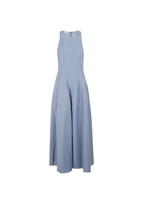 Brunello Cucinelli A-line maxi dress - Blue
