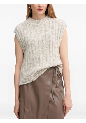 Barbour Anastasia ribbed sleeveless vest - Neutrals