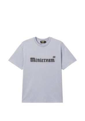 Mini Cream logo-print T-shirt - Purple