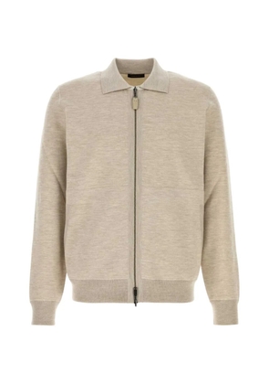 Brioni zip-up cardigan - Neutrals