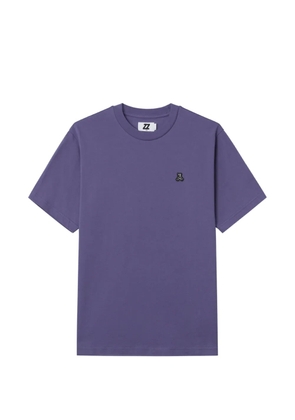izzue logo-patch T-shirt - Purple