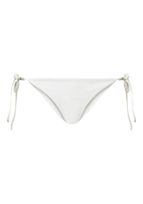 TWINSET logo-charm bikini bottoms - White
