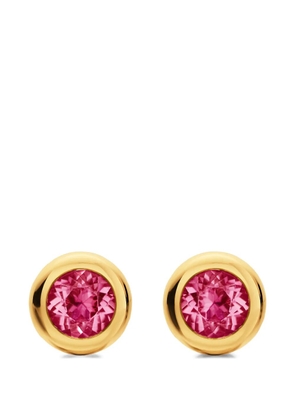 David Yurman bezel set stud earrings - Gold
