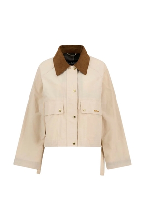 Barbour Medland ribbed-collar flap-pockets jacket - Neutrals