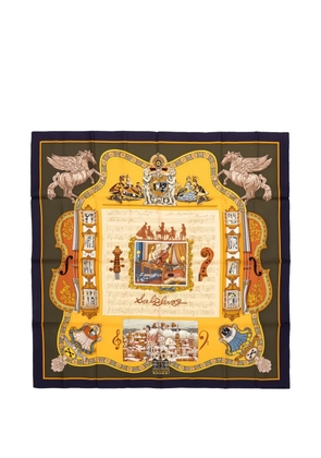 Hermès Pre-Owned Salzburg silk scarf - Yellow