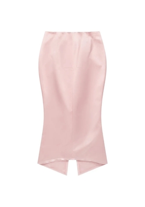 Matières Fécales slit midi skirt - Pink