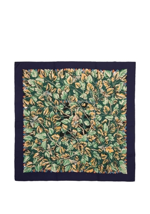 Hermès Pre-Owned silk scarf - Blue