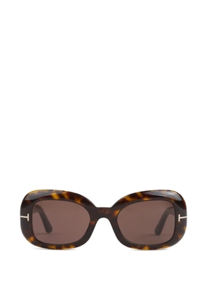 TOM FORD oval-frame sunglasses - Brown