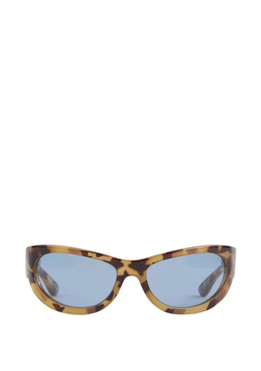 TOM FORD oval-frame sunglasses - Brown
