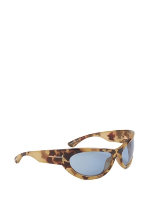 TOM FORD oval-frame sunglasses - Brown