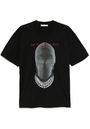 Ih Nom Uh Nit printed mask T-shirt - Black