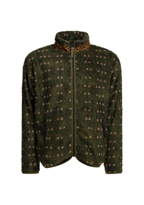 KAPITAL patterned zip jacket - Green