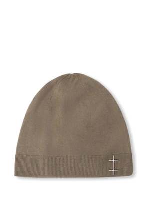 HELIOT EMIL Fresnel beanie hat - Brown
