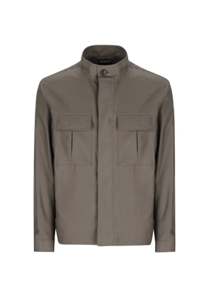 Zegna flap-pocket jacket - Green