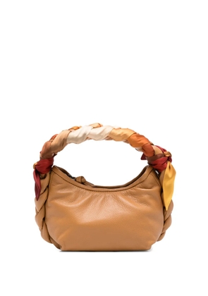 Hereu braided handle shoulder bag - Neutrals