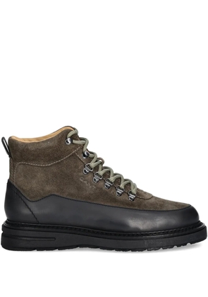 Gant lace-up panelled boots - Brown