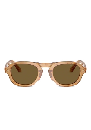 Giorgio Armani round-frame sunglasses - Green