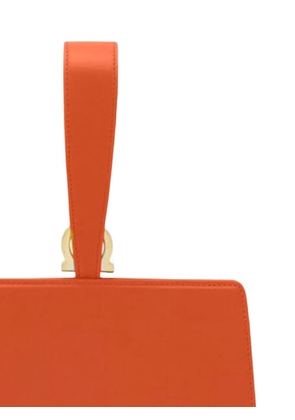 Ferragamo horseshoe-handle mini clutch - Orange