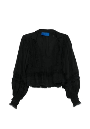 Mes Demoiselles Melody ruffled shirt - Black