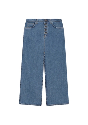 DONDUP buttoned denim skirt - Blue